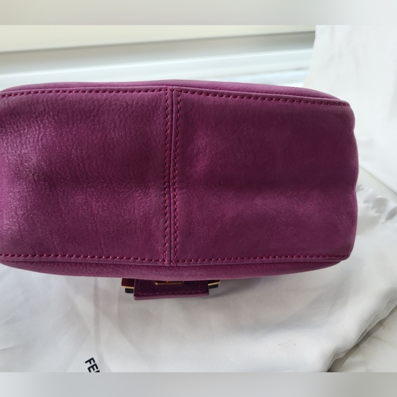 Fendi small shoulder handbag in purple,hobo bag - Picture 6 of 12
